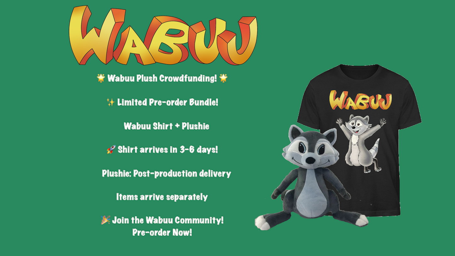 Wabuu Plush Crowdfunding!  - Herren Organic Shirt